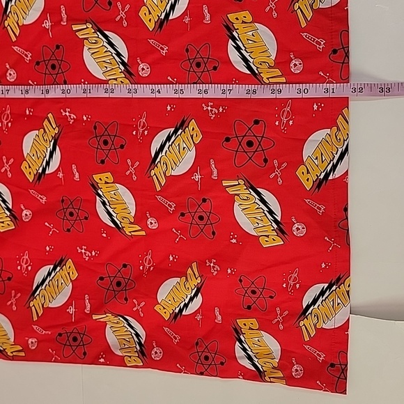 THE BIG BANG THEORY BUTTON DOWN RED BAZINGA SHIRT/ 2XL. - Picture 7 of 9